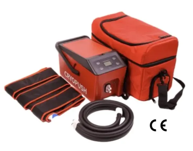 Equipo de crioterapia compresiva completo con bolsa de transporte